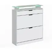 Vicco Schoenklaprek Alex, Wit, 89 x 105 cm met LED-verlichting