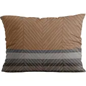 Zelesta Comfort Design Kussenslopen Set van 2 - Brown Stripes 80x80cm