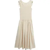 Comma Jurk beige