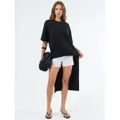 Busem Overized Crew Neck Tuniek met Splits