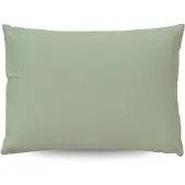 Zelesta Pure Uni Katoen Kussensloop Set van 2 - Natural Green 80x80cm