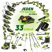 Fieldmann 20V 37cm Draadloze Grasmachine