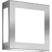 CMD LED-wandlamp buiten AQUA LEGENDO, alu / grijs / zink, Roestvrij staal, Modern, LED wandlamp buiten