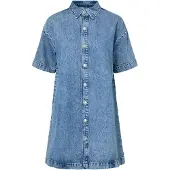 Pieces Blousejurk 'PCSky' blauw denim