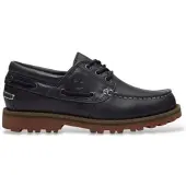 Timberland Kids Nautische schoenen van leer Authentic marineblauw (28), Plat, Veters, Casual, kinderkleding TB0A2A5FEP81
