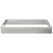 vidaXL Slakkenhekken 12 st 100 x 3,5 x 25 cm Roestvrij staal Zilver