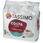 COSTA | Cappuccino - 6 koffiecapsules + 6 melkcapsules voor Tassimo