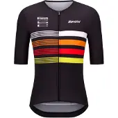 Santini Pirelli Tape Korte Mouw Wielertrui
