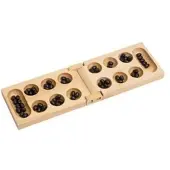 Goki Toys Pure Kalaha-spel, opvouwbaar formaat