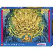 Sonstige Verlage Puzzel Deep Down 2000 - 2000 stukjes - Kleurrijke afbeelding - Meerkleurig