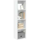 vidaXL Boekenkast 40x30x152 cm bewerkt hout wit