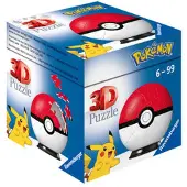 Ravensburger 3D puzzel Pokemon Pokeball Kunststof Puzzel