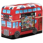 Eurographics puzzel London Bus in bewaarblik - 550 stukjes.