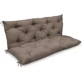 Beautissu Flair BR Bankkussen 120x50x50 cm Taupe – Zit- en Rugkussen