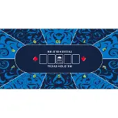 Buffalo Pokerkleed blauw 180x90cm 3mm