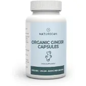 Naturecan Organic Ginger Supplement - 500 mg - 60 Capsules - Biologisch - Spijsvertering