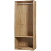 En.casa Open kledingkast Vippsaki 80x50x200 cm eikenkleurig []