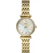 Fossil Analoog horloge 'Carlie Mini' goud