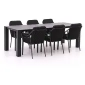 Tierra Outdoor + 10% kassakorting | Liv/Lagundo 230cm dining tuinset 7-delig stapelbaar