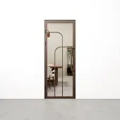 Barnwoodweb Binnendeur met kozijn Double Arc brons