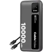 Obal:Me Powerbank, model CablePulse, 10000mAh, 22,5W, zwart