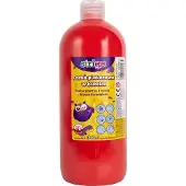 Strigo Plakkaatverf Rood 1000 ml - Wasbaar, Veelzijdig