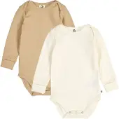 Müsli Rompertje/body beige / donkerbeige