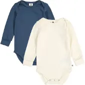 Müsli Bodys l/ä - 2er-Pack - Cozy Ich - Tofu/Navy - - 62 - Body L/Ä