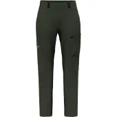 Salewa - Women's Puez Hemp/DST Pant - Trekkingbroek 36, zwart/olijfgroen
