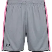 Under Armour Sportbroek 'Challenger' donkergrijs / rosa / zwart