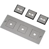 Buster + Punch - 3G WALL PLATE / WITH INFILLS / HORIZONTAAL