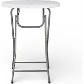 Lunardon Werbung Klaptafel, hoog, rond (80 cm)