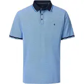 Casamoda Polo korte mouw Blauw Polo 2-tone PQ 126320101/145
