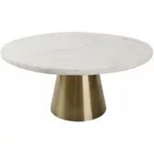 Salt & pepper Taartplateau Glint White / Gold 30 x 14 cm