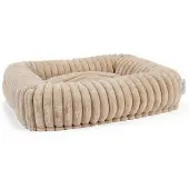 Rewer GmbH TrendPet Biscuit Cube hondenbed, bruin/karamel (100x75x18 cm)