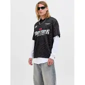 Jack & Jones Shirt rood / zwart / wit