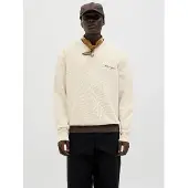 Jack & Jones Sweatshirt 'JJEDover' bruin / wolwit