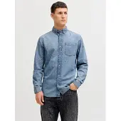 Jack & Jones Overhemd 'JJEBROOK' blauw