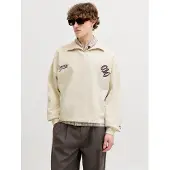 Jack & Jones Sweatshirt bourgogne / wit