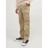 Jack & Jones Junior Broek 'JPSTKane JJHarlow' donkerbeige
