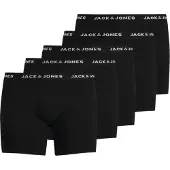 Jack & Jones boxershorts 5-pack zwart katoen