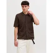 Jack & Jones Overhemd donkerbruin