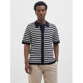 Jack & Jones Premium Overhemd 'JPRBLAJones' navy / wit