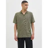 Jack & Jones Shirt olijfgroen / wit