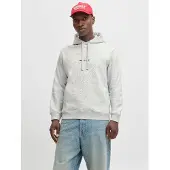 Jack & Jones Sweatshirt 'JORNorrebro' zwart / wit gemêleerd