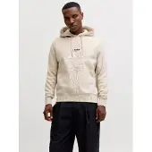 Jack & Jones Sweatshirt 'JJESOHO' greige / zwart