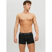 Jack & Jones Boxershorts 'JACHuey' zwart / wit