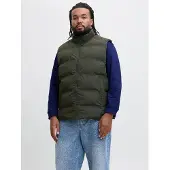 Jack & jones Plus Size Puffer Gilet EU3XL US1XL Groen