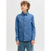 Jack & Jones Junior Overhemd 'JJEStanley' blauw denim
