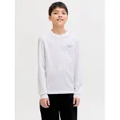 Jack & jones Junior Shirt 'College' blauw / wit